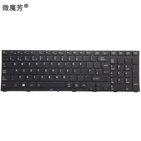 Nouveau clavier pour Toshiba pour Tecra R850 R950 R960 UI remplacer le clavier d'ordinateur portable avec le poteau de souris ► Photo 1/2
