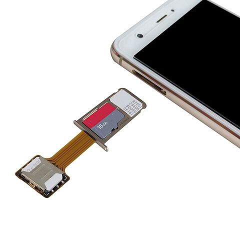 Adaptateur hybride Double carte SIM, pour extension de téléphone android, micro Nano ► Photo 1/6