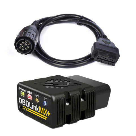 OBDLink MX + OBD2 outil de Diagnostic de code bimerlink, pour iOS/Android, avec câble 10Pin, Scanner de voiture ► Photo 1/6