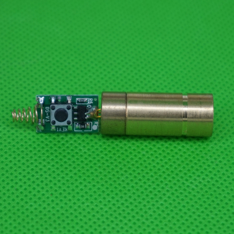 LETAOSK 532nm 50mw Diode verte de Module de point de Laser avec le conducteur libre de lumière et le ressort pour le laboratoire fonctionnant stable 3V Lifepan 5000 heures ► Photo 1/4