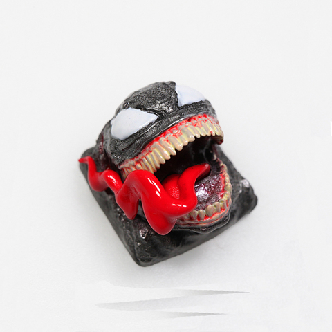 1pc diable Venom personnalité résine keycap pour MX commutateur personnalisé clavier mécanique manuel peinture clé cap R4 ESC keycaps ► Photo 1/5