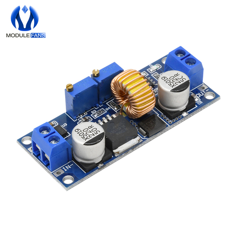 Module convertisseur abaisseur DC-DC, 5a, 75W, 12V à 3V, 5V CC, CV LED, Protection contre les courts-circuits, carte de commande, XL4015 ► Photo 1/6