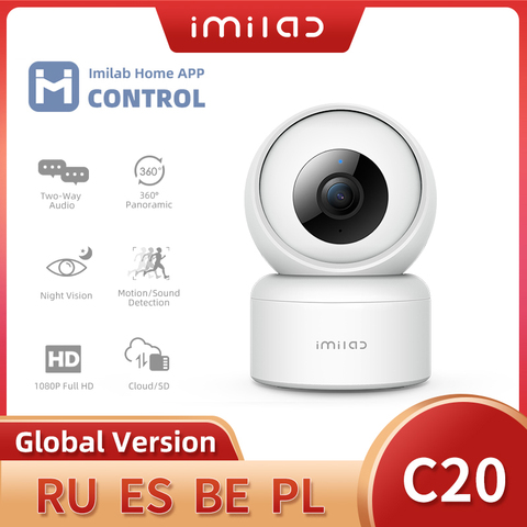 IMILAB – caméra de sécurité intérieure C20 IP WiFi HD 1080P, dispositif de sécurité domestique, CCTV, fonctionne avec l'application IMILAB ► Photo 1/6