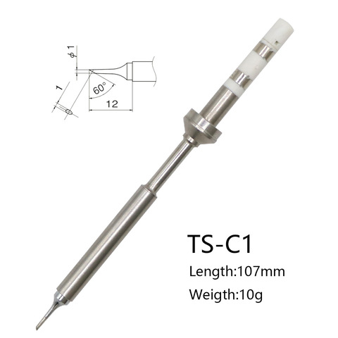 Pointe de fer à souder électrique 65W, TS-C1 TS100, remplacement numérique, outils de soudage pour MINI Station de soudage LCD, 1 pièce ► Photo 1/4