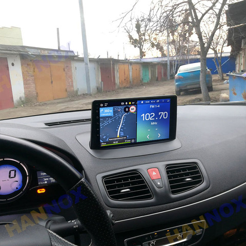 9 '2 Din autoradio multimédia lecteur vidéo Navigation GPS pour Renault Megane 3 2008-2014 unité de tête stéréo de voiture avec câbles de cadre ► Photo 1/6