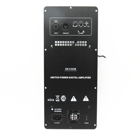 Module Audio d'amplificateur de puissance numérique de classe D panneau d'amplificateur de caisson de basses actif, panneau d'caisson de basses d'amplificador 500W ► Photo 1/6