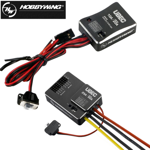 Hobbywing 10A 2-6S/25A 3-18S Module UBEC Module de commutation externe pour bricolage FPV Mini course quadrirotor Drone bricolage pièces jouets ► Photo 1/5