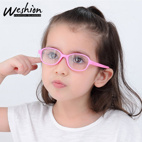 Lunettes Anti-lumière bleue pour bébés filles, lunettes pour enfants, monture optique, verres clairs UV400, filtre Anti-éblouissement 0-4 2022 ► Photo 1/6