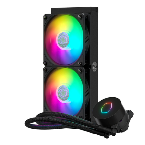 Refroidisseur à eau Master ML240L V2, pour processeur intel LGA 2066/1150x/AMD/AM4/AM3, 120mm, 5V RGB, ventilateur de refroidissement ► Photo 1/6