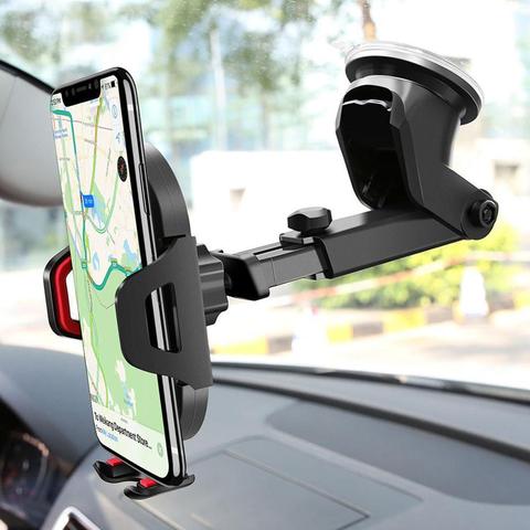 2022 ventouse voiture Support de téléphone 360 montage dans le Support de voiture pas de Support magnétique Mobile téléphone portable Smartphone pour iPhone X 11 Huawei ► Photo 1/6