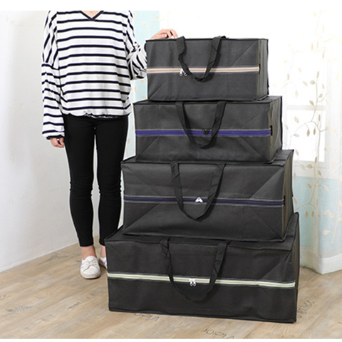 Sac de rangement pour vêtements en Non-tissé | 1 pièce, placard pliable, organisateur oreiller, couette, sac d'emballage, valise de bagages, sac de rangement pour vêtements ► Photo 1/6