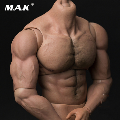 Figurine masculine à échelle 1/6 AT027, corps Durable, déchiré, musclé, modèle pour tête 1:6, 33cm ► Photo 1/6