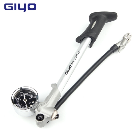 GIYO GS-02D vtt vélo pompe Portable 300 psi vélo fourche amortisseurs pompes vélo haute pression gonfleur Schrader Valve ► Photo 1/6