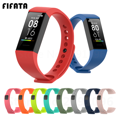 FIFATA pour Xiaomi Mi bande 4C Bracelet Bracelet en Silicone pour Redmi bande intelligente remplacement Bracelet Bracelet Correa accessoires ► Photo 1/6