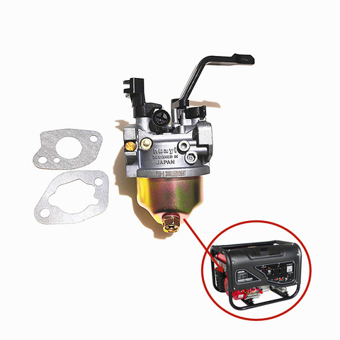 HUAYI – carburateur pour 2kw, 2,5 kw, 3kw, générateur à essence, 5,5 cv, 6,5 cv, 168fa, 168fb, pièces de moteur de haute qualité ► Photo 1/6