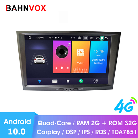 Autoradio ANDROID 10.0, NAVIGATION GPS, lecteur multimédia DVD, 2 DIN, pour voiture OPEL ASTRA H, ASTRA J, VECTRA V, ANTARA, ZAFIRA B, CORSA C ► Photo 1/6