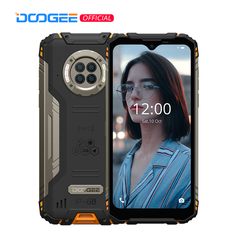 DOOGEE S96 Pro téléphone robuste 48MP rond Quad caméra téléphone robuste 20MP Vision nocturne infrarouge Helio G90 Octa Core 8 + 128GB NFC 6.22 ► Photo 1/6