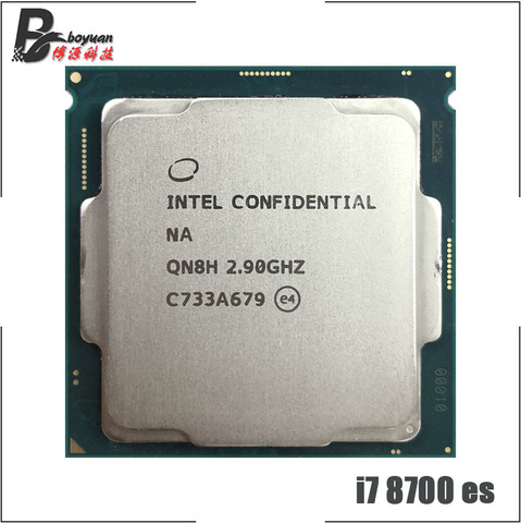 Intel Core i7-8700 es i7 8700 es i7 8700es 2.9 GHz Six cœurs douze fils processeur d'unité centrale 12 M 65 W LGA 1151 ► Photo 1/1