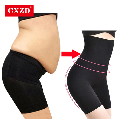 CXZD Shapewear pour les femmes ventre contrôle Shorts taille haute culotte mi-cuisse corps Shaper Body façonnage dame ► Photo 1/6