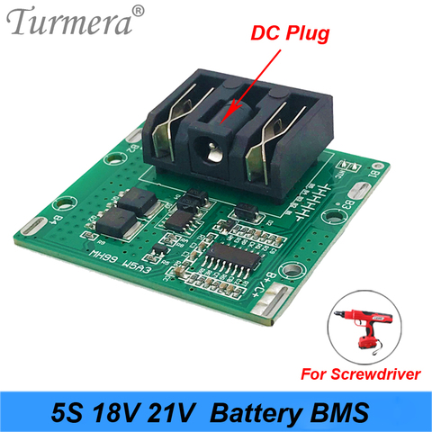 5S 18v 21v 20A Li-ion batterie au Lithium BMS 18650 batterie tournevis shura chargeur Protection conseil adapter Turmera nouveau haute qualité ► Photo 1/6