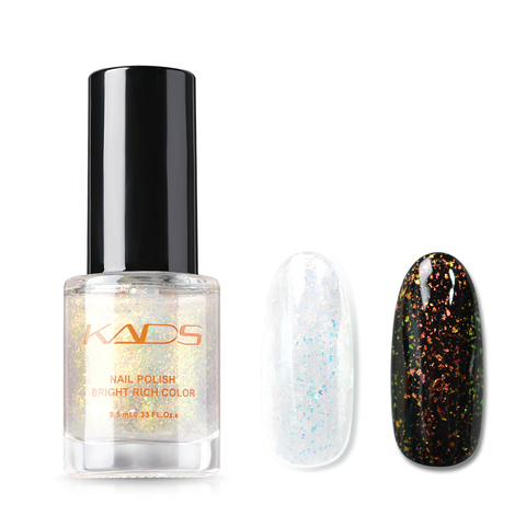 KADS couche de finition vernis à ongles brocart séchage rapide brillant Flakies Nail Art vernis manucure haut huile vernis à ongles laque écologique ► Photo 1/6