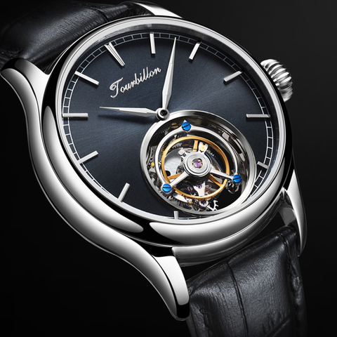 Montre mécanique à Tourbillon saphir pour homme, accessoire de luxe, Original, de marque supérieure, 2022, 2022 ► Photo 1/6