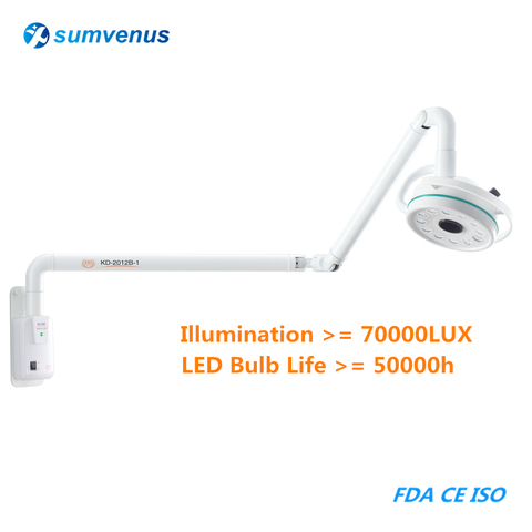 LED 36W tenture murale chirurgicale examen médical lampe sans ombre lumière froide dentaire orl chirurgie vétérinaire animal de compagnie tatouage KD-2012D-1 ► Photo 1/6