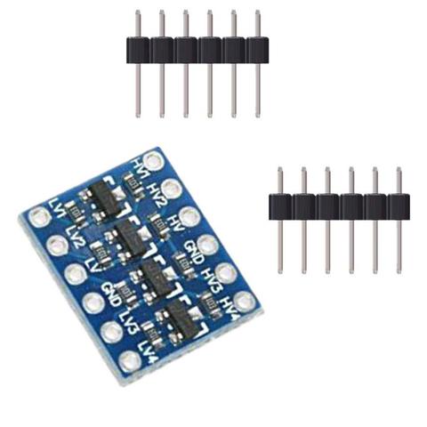 10 pièces 4 canaux IIC I2C convertisseur de niveau logique Module bidirectionnel 3.3V à 5V manette de vitesse pour Arduino ► Photo 1/5