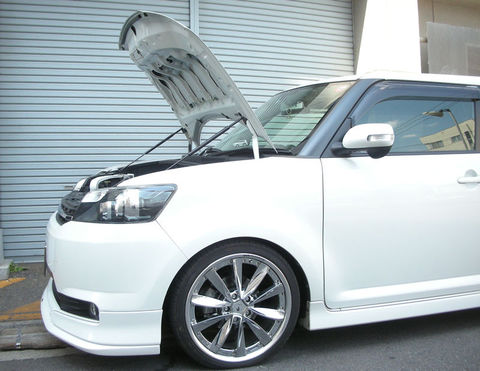 Capot avant pour Toyota Corolla Rumion ZRE152N, entretoises à gaz en Fiber de carbone, amortisseur de ressort, Support de levage, pour modèles 2006 – 2012 ► Photo 1/6