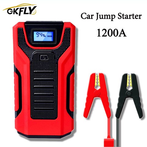 Démarreur de saut de voiture haute capacité 16000mAh 12V, dispositif de démarrage Portable, batterie d'alimentation, chargeur de voiture, Booster de batterie de voiture 1200A ► Photo 1/6