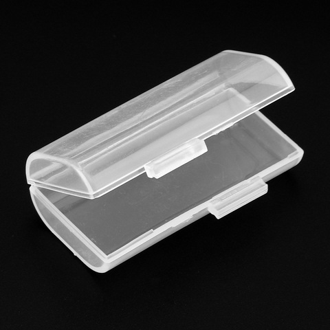 1Pc universel Transparent en plastique dur porte-batterie boîte de rangement adapté pour 2 pièces AAA Standard ou batterie Rechargeable ► Photo 1/6