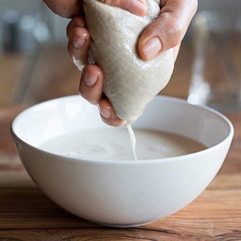 Sacs à fromage en coton, passoire à lait de noix, sacs en mousseline de coton, sacs alimentaires en maille pour yaourt, café, thé, jus de vin, fournitures filtre en Nylon SGS ► Photo 1/6