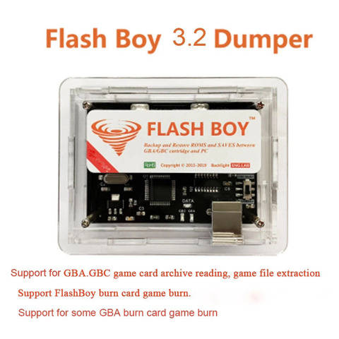 Flash Boy 3.2 Cyclone Dumper pour GameBoy GBC GBA ROMS jeu cartouche Flasher Dumper USB Support jeu garçon caméra enregistreur brûleur ► Photo 1/6
