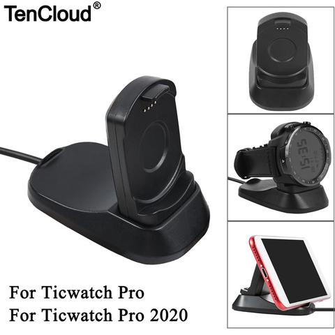 Support de chargeur USB pour montre connectée Ticwatch Pro 2022, câble de chargement, adaptateur magnétique, accessoire ► Photo 1/6