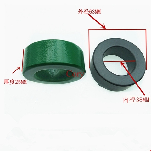 Câbles de ferrite magnétique douce 1 pièce | Cn-zn câble de noyau de ferrite, filtre EMI, bague de ferrite RF starter 2.5 'x1. 5''X1''MnZn PC40 ► Photo 1/5
