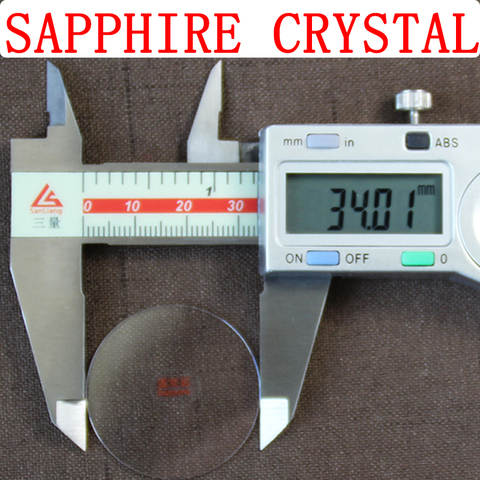 Verre de montre en cristal Transparent, lisse et Anti-rayure, taille 30 à 39.5mm épais 1.2mm pour réparation de montres ► Photo 1/6