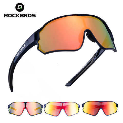 ROCKBROS lunettes de cyclisme vtt vélo de route lunettes de soleil polarisées UV400 Protection Ultra-léger unisexe lunettes de vélo équipement de Sport ► Photo 1/6