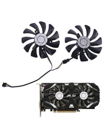 1 paire 85mm HA9010H12F-Z 4Pin refroidisseur ventilateur remplacement pour MSI GTX 1060 OC 6G GTX ► Photo 1/6