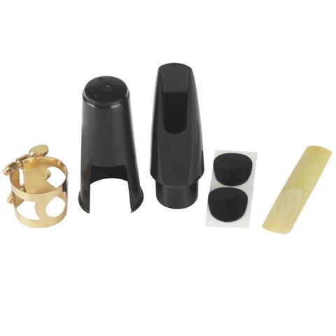 Ensemble 5 pièces embout Saxophone + pince + capuchon à pince + Reed + coussinet dentaire pour accessoires d'instruments de musique saxo Alto/ténor/Soprano ► Photo 1/6