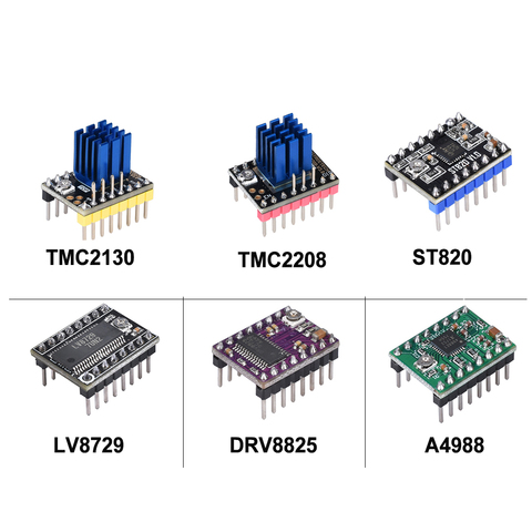 Moteur pas à pas, TMC2208, TMC2130, ST820, A4988, Drv8825, pièces d'imprimante 3D, Reprap, 1.4 MKS, GEN, V1.4, SKR V1.4 ► Photo 1/6