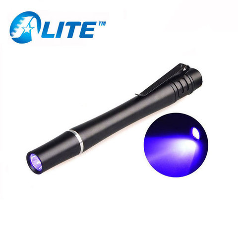 TMWT stylo-lumière UV 365nm et blanc lampe de poche stylo lampe torche UV. Colle durcissant le pointeur Laser Ultraviolet ► Photo 1/6