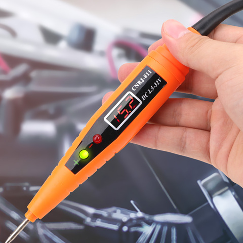 Auto-Diagnostic affichage numérique voiture Circuit électrique Test stylo tension Test stylo puissance sonde crayon voiture outils de Diagnostic détecteur ► Photo 1/6