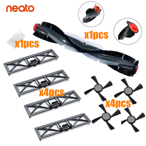 Pièces de rechange rouleau principal brosse filtre pour Neato Botvac D85 D3 D5 D7 connecté série D robot aspirateur accessoires Kit ► Photo 1/6