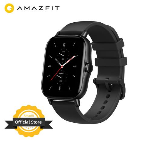 Nouveau Original Amazfit GTS 2 Smartwatch 5ATM résistant à l'eau AMOLED affichage longue durée de vie de la batterie montre intelligente pour téléphone Android IOS ► Photo 1/6