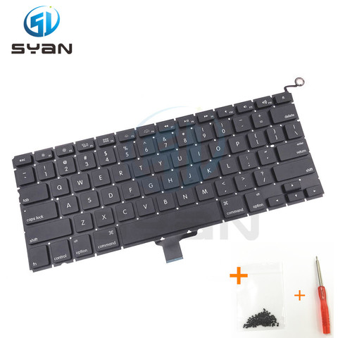 A1278 clavier pour Macbook pro 13.3 pouces ordinateur portable MC700 MC724 MD101 MD 102 claviers flambant neuf 2008-2012 ► Photo 1/6