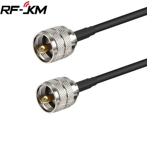 Câble Coaxial UHF mâle vers mâle RG58, câble Coaxial PL259, connecteurs pour Radio CB VHF HF, Extension d'antenne WiFi ► Photo 1/2