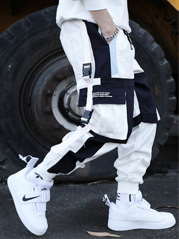 Prowow – pantalon Cargo à poches multiples pour homme, Streetwear, Hip Hop, décontracté, survêtement, jogging, mode ► Photo 1/6