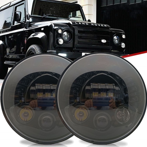 Accessoires de voiture classiques DOT 7 pouces, phares pour Land Rover Defender Toyota Jeep Wrangler Lada Niva 4x4 tout-terrain ► Photo 1/6