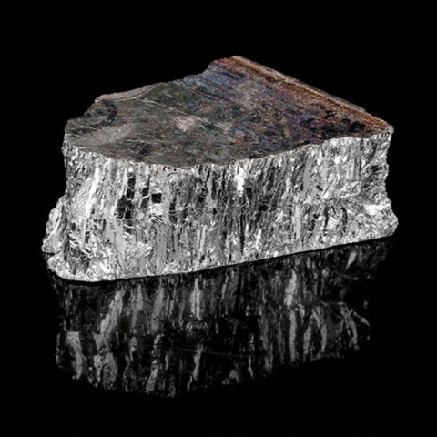 Bismuth – lingot métallique à 99.99% cristaux purs, géode pour cristaux de Bismuth, 1kg/2lb, KYY8732 ► Photo 1/6