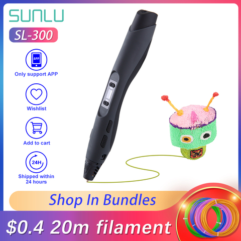 SUNLU – stylo d'impression 3D Kalem, Support professionnel, Filament ABS PLA, 1.75mm, pour artisanat spécial et cadeaux ► Photo 1/5